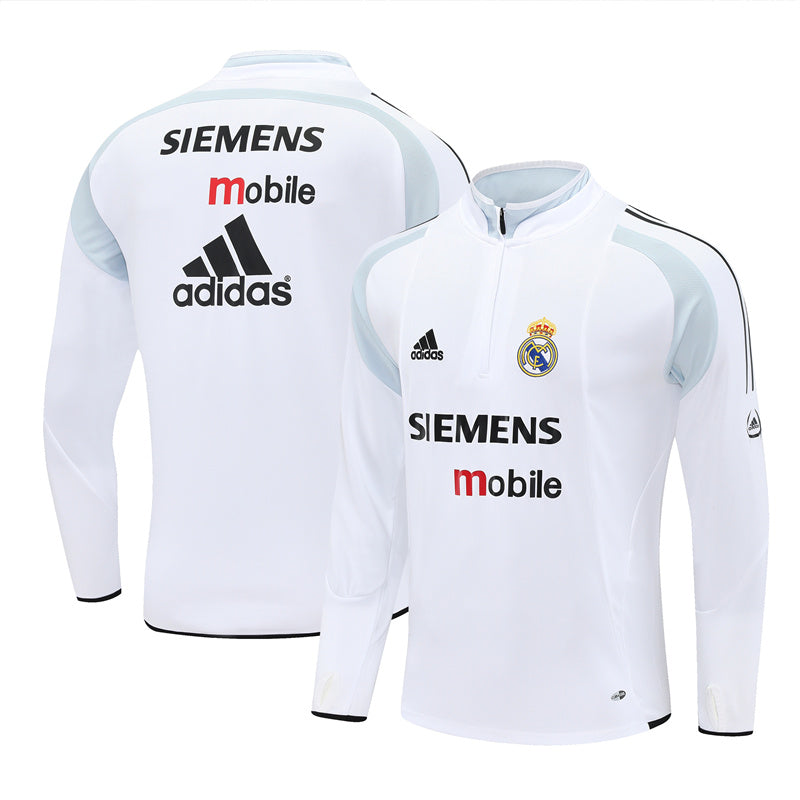 Maillot d'entraînement rétro à manches longues Real Madrid 04/05