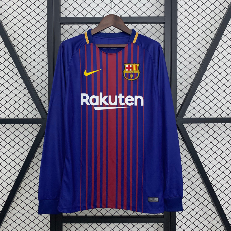 Maillot Barcelona Rétro Home 17/18 - Manches Longues