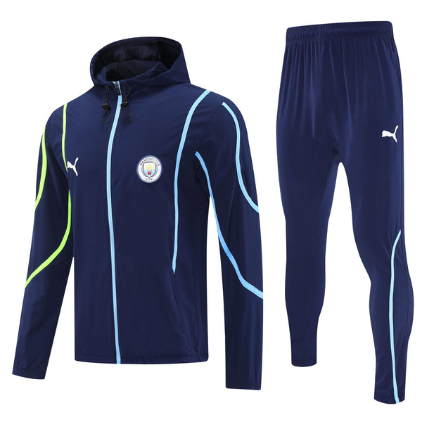 Ensemble de survêtement de football imperméable Manchester City 25/26