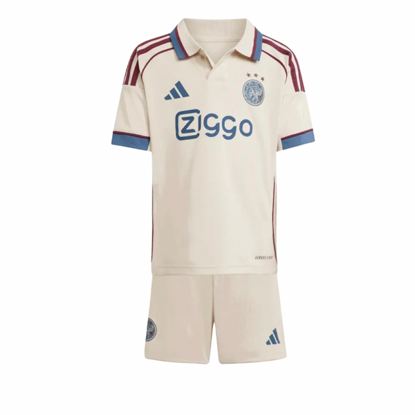 T-shirt et short pour enfant Ajax Third 25/26