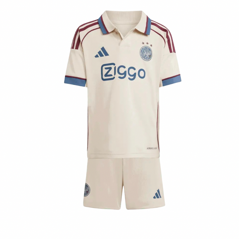 T-shirt et short pour enfant Ajax Third 25/26