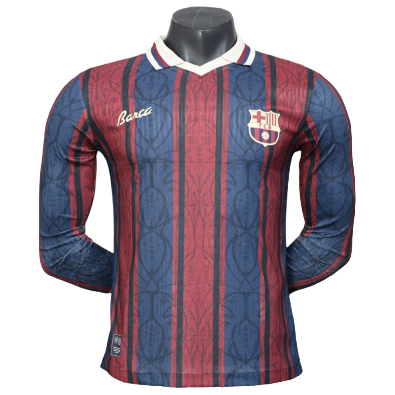 Maillot FC Barcelona Édition Spéciale 125e anniversaire - Joueur Version 25/26 manches longues