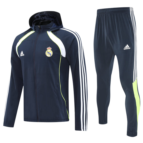 Ensemble de survêtement de football imperméable Real Madrid 25/26