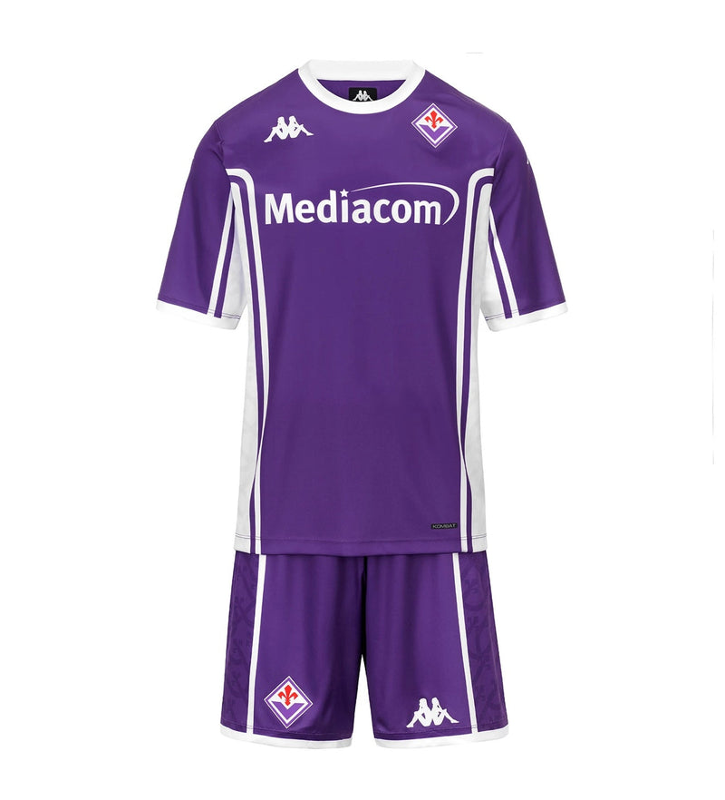 T-shirt et short pour enfants Fiorentina Home 25/26