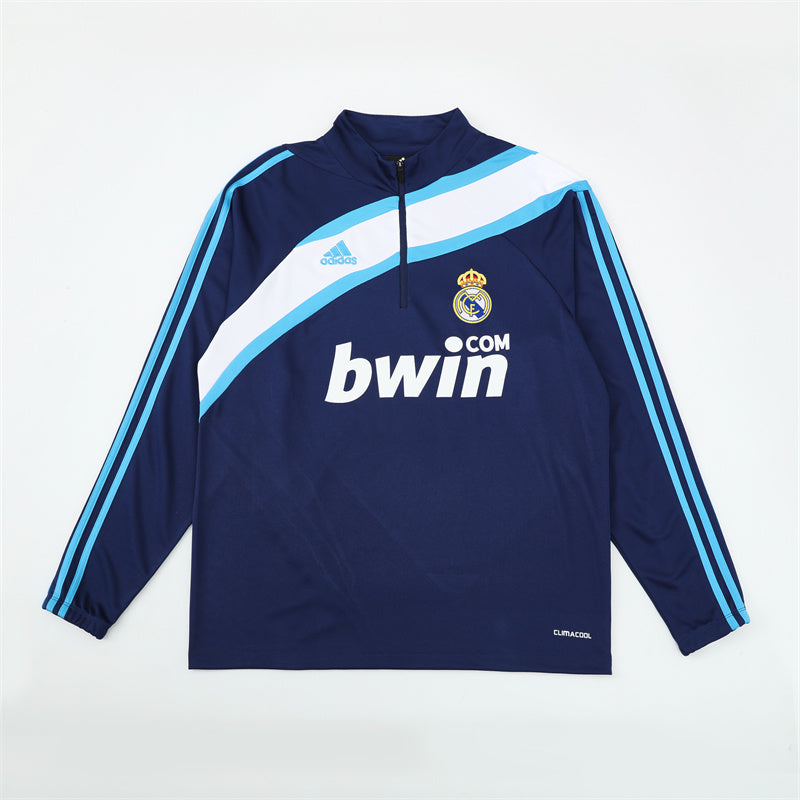 Maillot d'entraînement rétro à manches longues Real Madrid 09/10