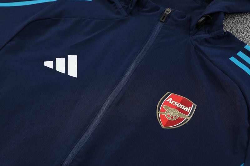 Ensemble de survêtement de football imperméable Arsenal 25/26