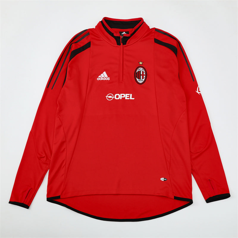 Maillot d'entraînement rétro à manches longues AC Milan 04/05