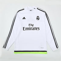 Maillot d'entraînement rétro à manches longues Real Madrid 15/16