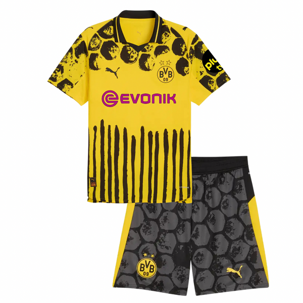 T-shirts et shorts pour enfants Borussia Dortmund Home 25/26