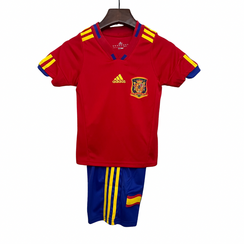 T-shirt et short Enfant Espagne Rétro Home 2010