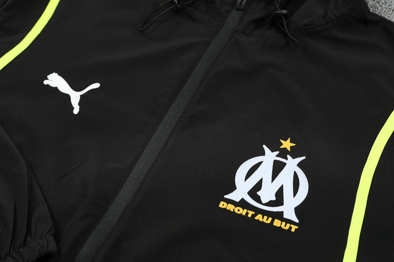 Ensemble de survêtement de football imperméable Marseille 25/26