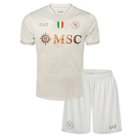 T-shirts et shorts pour enfants Napoli Away 25/26