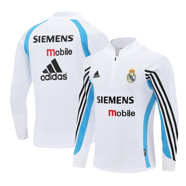 Maillot d'entraînement rétro à manches longues Real Madrid 03/04