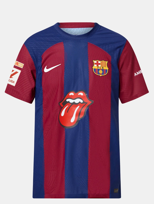 FC BARCELONA x THE ROLLING STONES Version Joueur 23/24 - Édition Limitée - Patch Gagnants de LaLiga