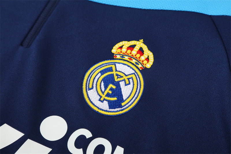 Maillot d'entraînement rétro à manches longues Real Madrid 09/10