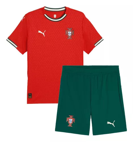 T-shirt et Short pour Enfant Portugal Home 25/26