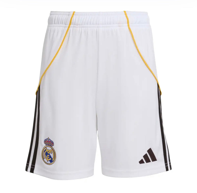 T-shirt et short Real Madrid Home 25/26 Enfant - Avec Chaussettes