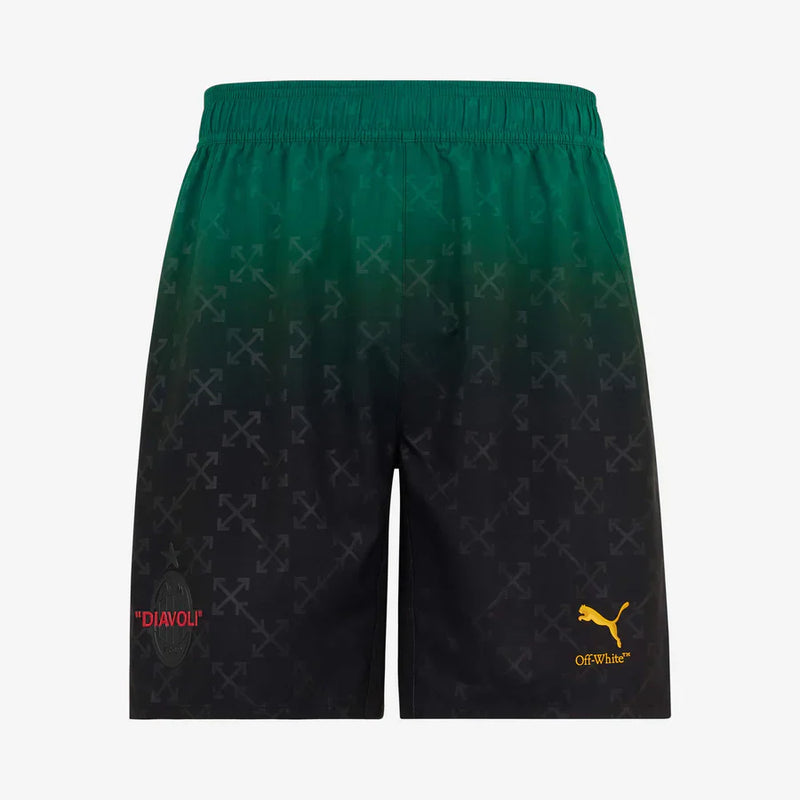 SHORT BLACK PUMA X AC MILAN X OFF-WHITE 24/25