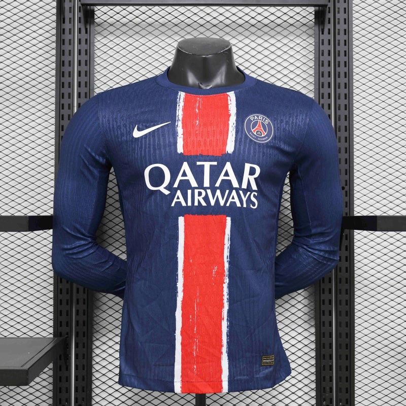 Maillot PSG Home 24/25 - Version joueur - Manches Longues