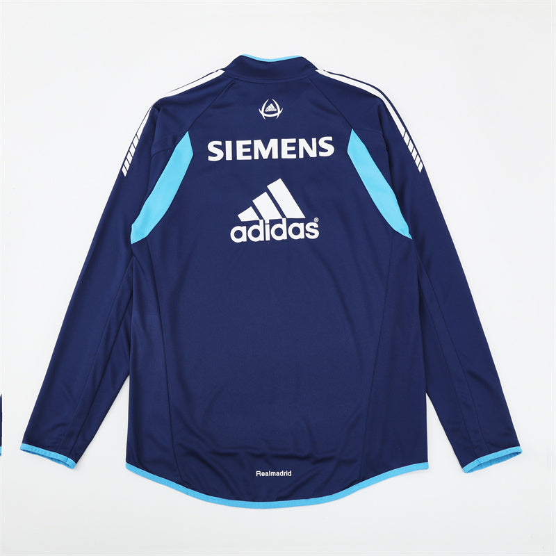 Maillot d'entraînement rétro à manches longues Real Madrid 05/06