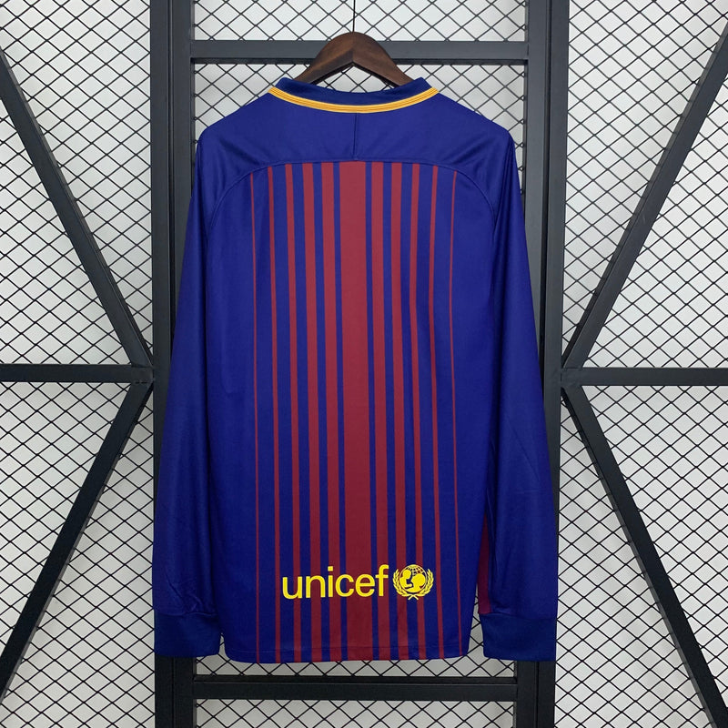 Maillot Barcelona Rétro Home 17/18 - Manches Longues
