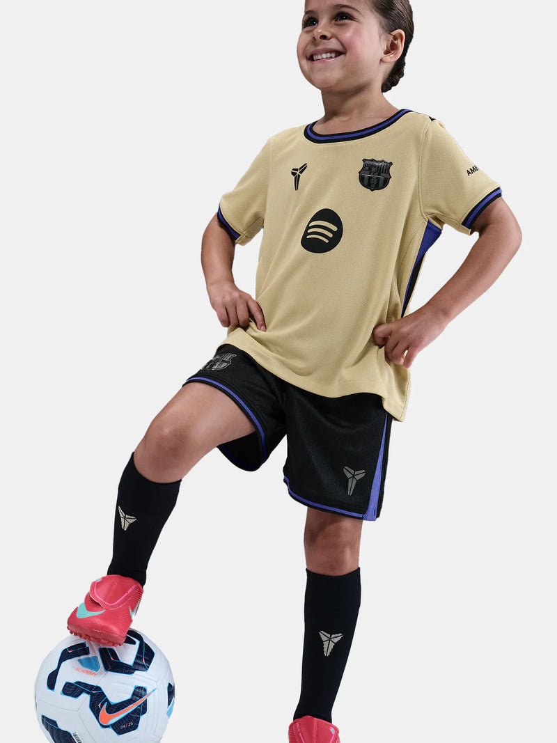 T-shirt et Short Enfant FC Barcelona Away 25/26 - avec des chaussettes