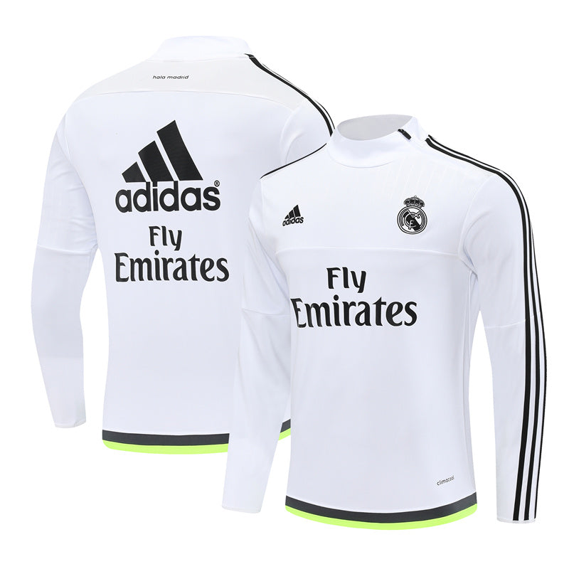 Maillot d'entraînement rétro à manches longues Real Madrid 15/16
