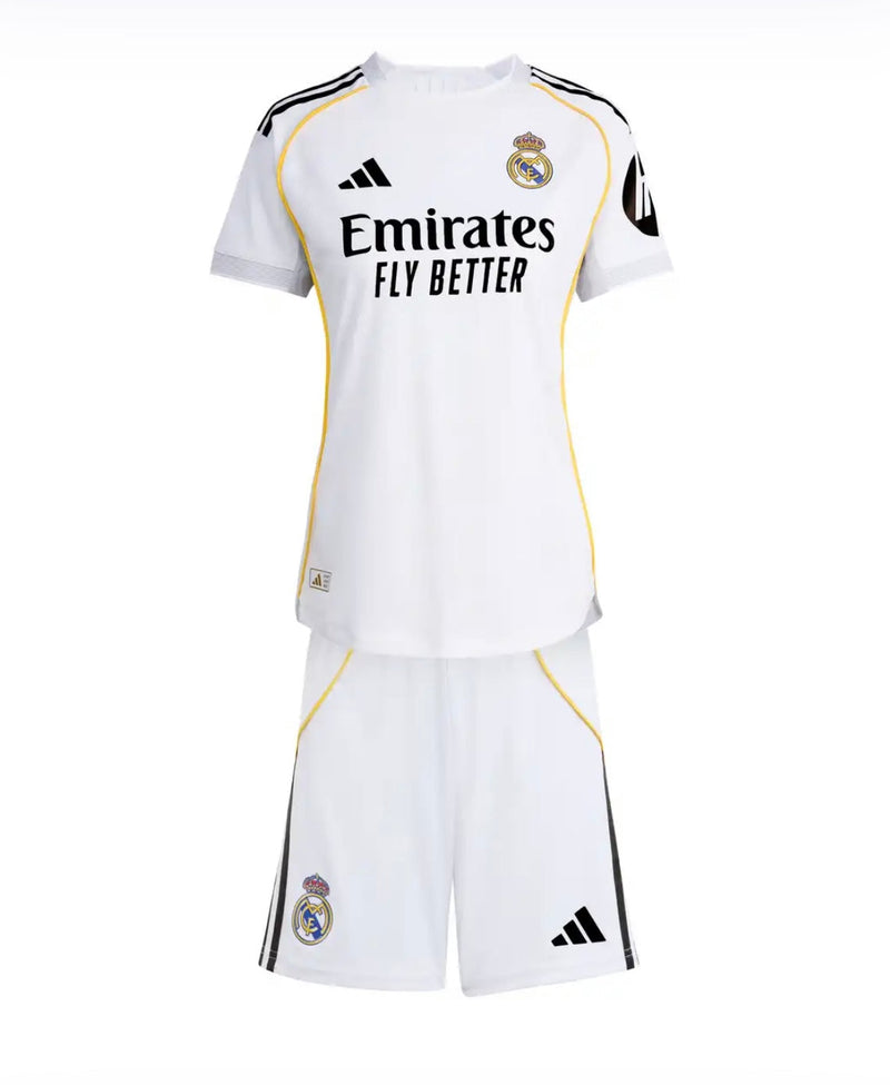 T-shirt et short Real Madrid Home 25/26 Enfant