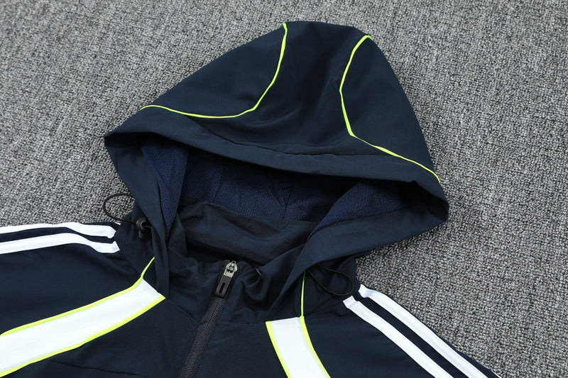 Ensemble de survêtement de football imperméable Real Madrid 25/26