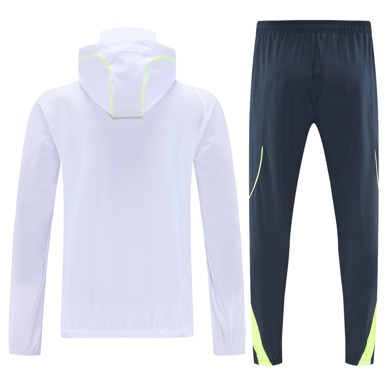 Ensemble de survêtement de football imperméable Real Madrid 25/26