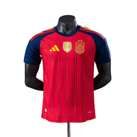 Maillot Espagne Home 26/27 Version Joueur avec deux étoiles et l'écusson de champion du monde