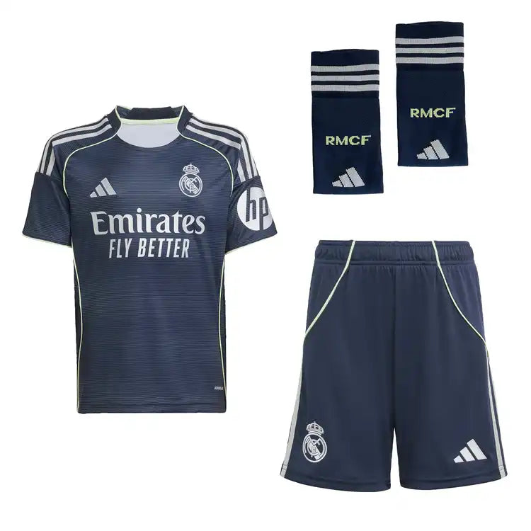 T-shirt et short Real Madrid Away 25/26 Enfant - Avec Chaussettes