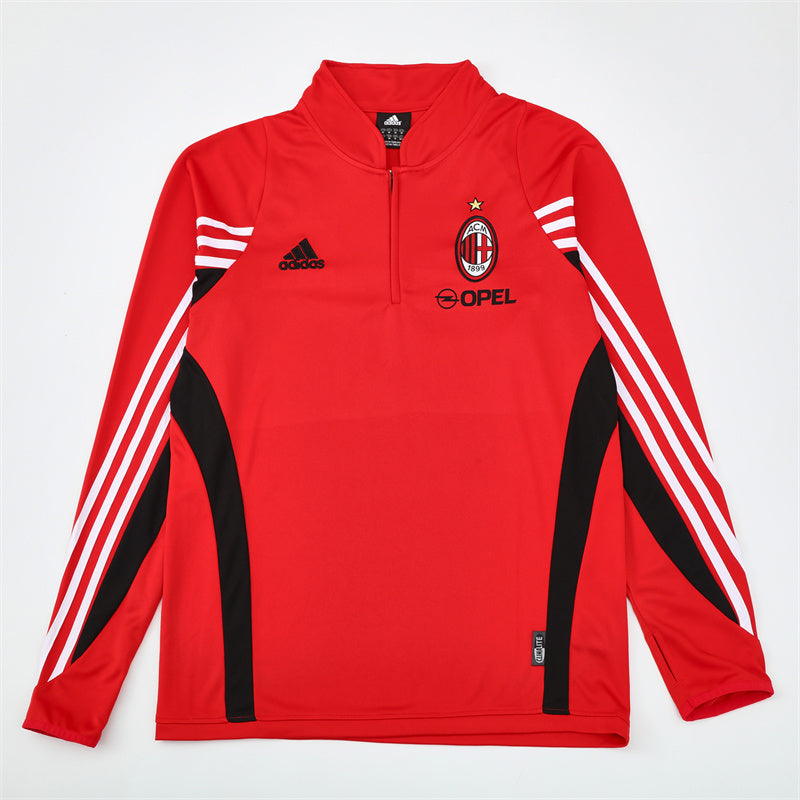 Maillot d'entraînement rétro à manches longues AC Milan 03/04