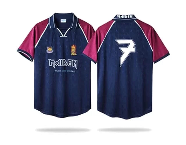 Maillot Rétro West Ham Iron Maiden 1999
