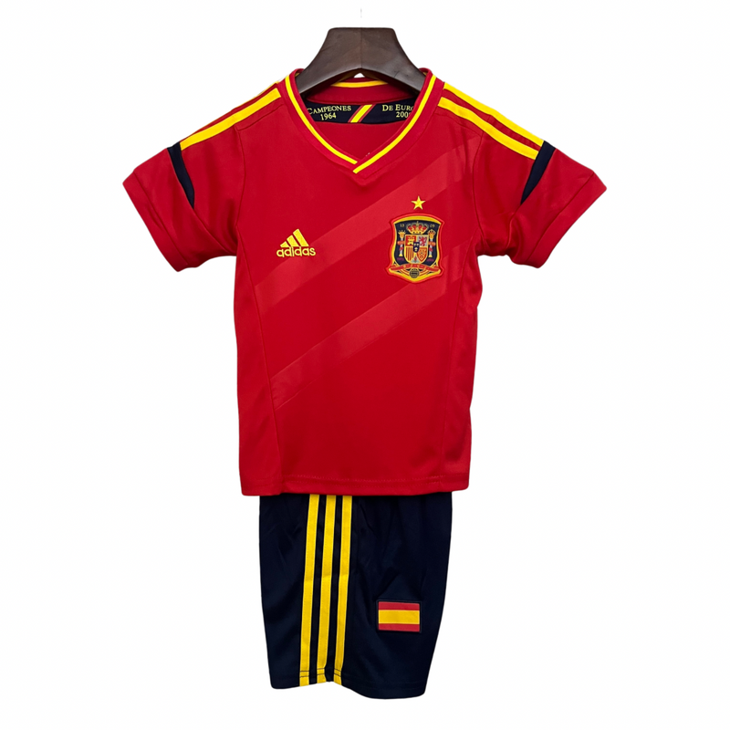 T-shirt et short Enfant Espagne Rétro Home 2012