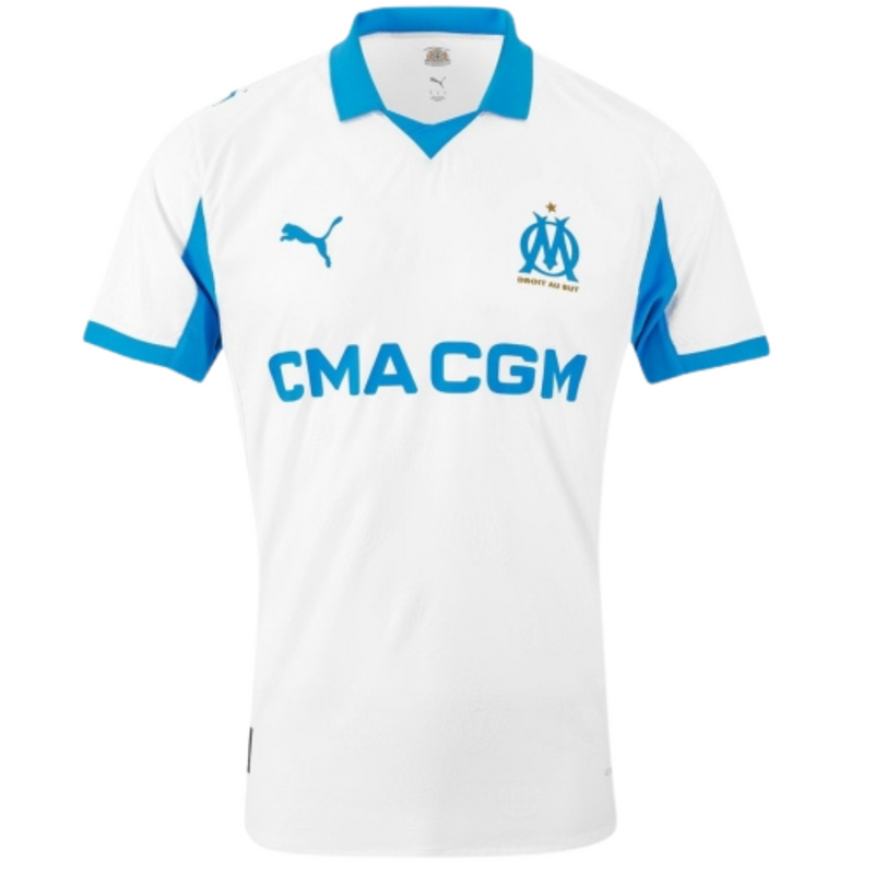 Olympique de Marseille Home 25/26 Enfant - Avec des Chaussettes