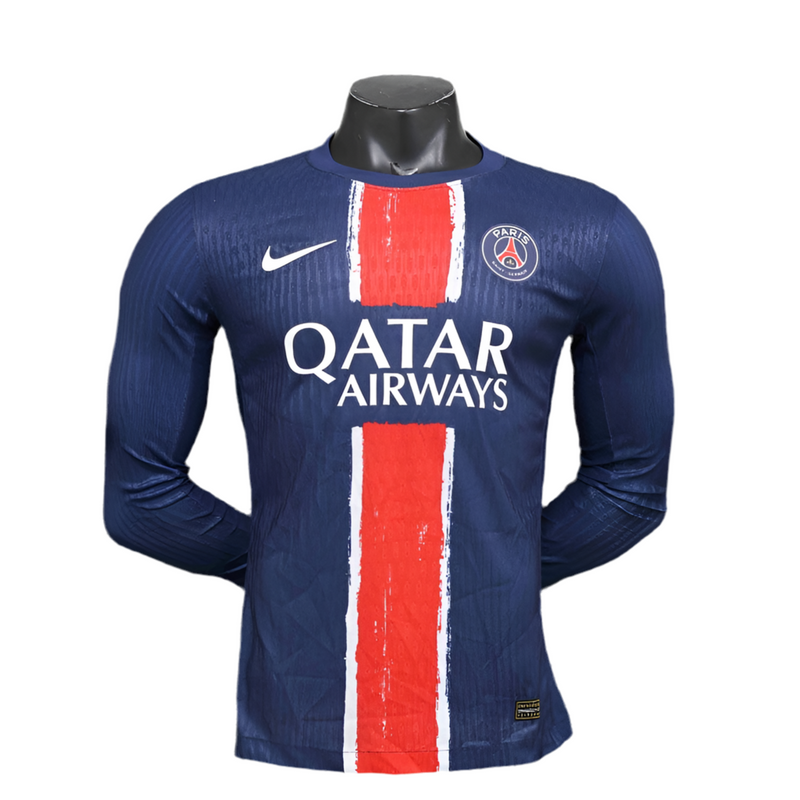Maillot PSG Home 24/25 - Version joueur - Manches Longues