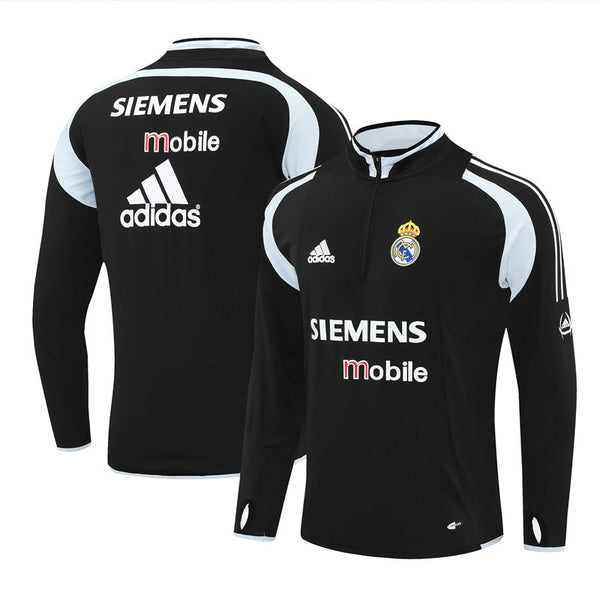 Maillot d'entraînement rétro à manches longues Real Madrid 04/05