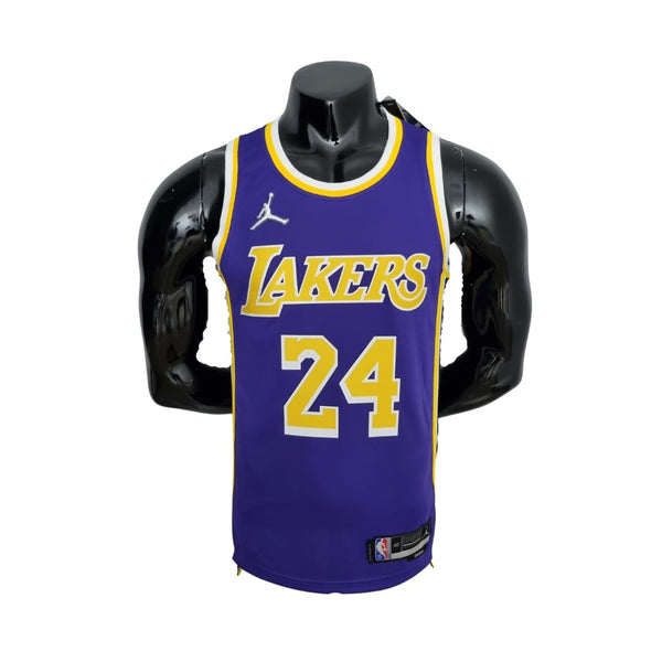 75e anniversaire BRYANT#24 Los Angeles Lakers Jordan Violet Maillot NBA