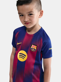 T-shirt et Short Enfant FC Barcelona Home 25/26