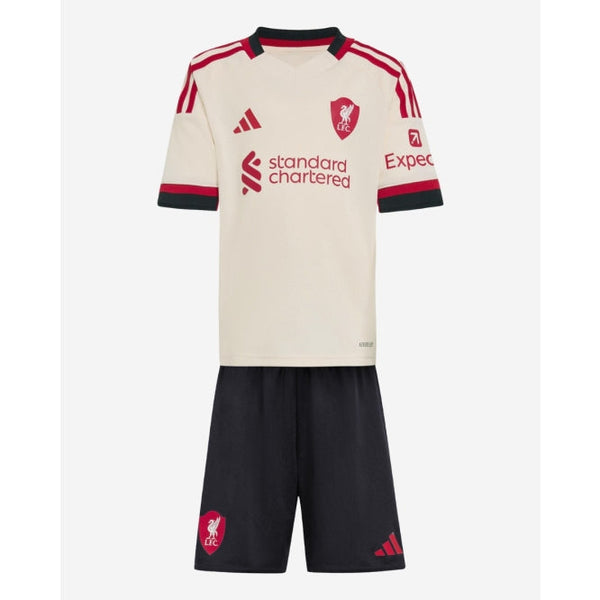 T-shirts et shorts Enfant Liverpool Away 25/26
