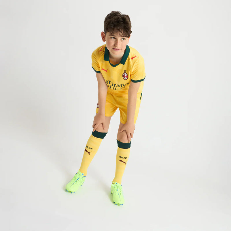 T-shirt et Short pour Enfant AC MILAN Third 25/26 - Avec des Chaussettes