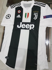 T-shirt rétro Juventus home 18/19 - Avec écusson