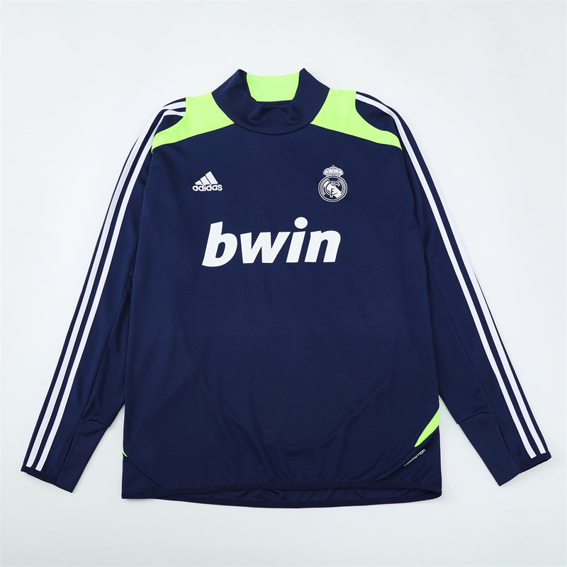 Maillot d'entraînement rétro à manches longues Real Madrid 12/13