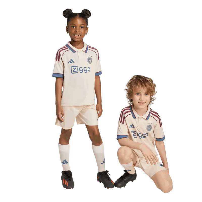 T-shirt et short pour enfant Ajax Third 25/26