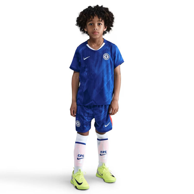 T-shirt et Short pour enfant Chelsea Home 25/26 - Avec des Chaussettes