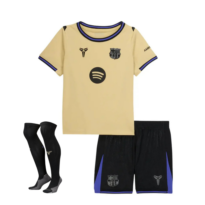 T-shirt et Short Enfant FC Barcelona Away 25/26 - avec des chaussettes