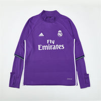 Maillot d'entraînement rétro à manches longues Real Madrid 16/17