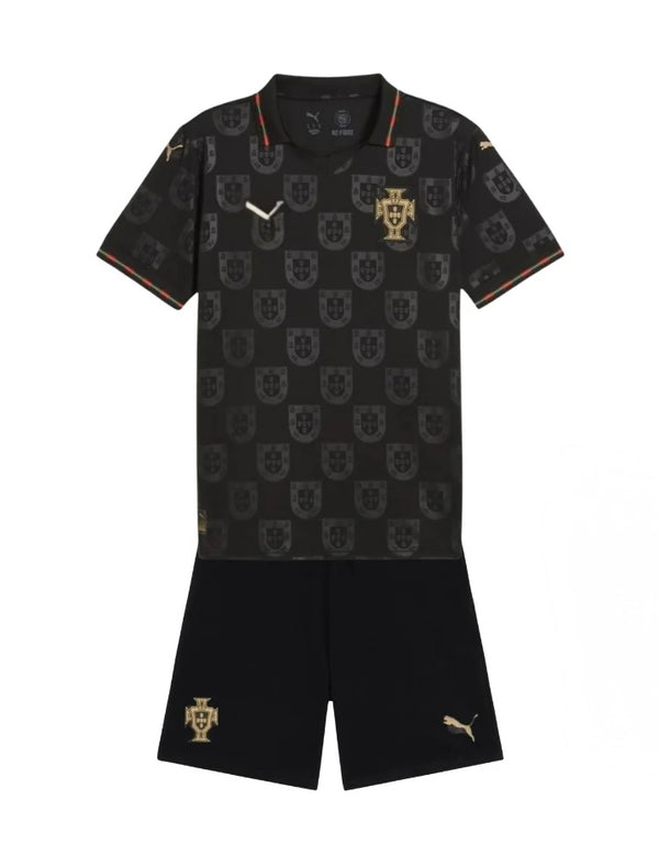 T-shirt et Short pour Enfant Portugal “Pantera Negra” 25/26