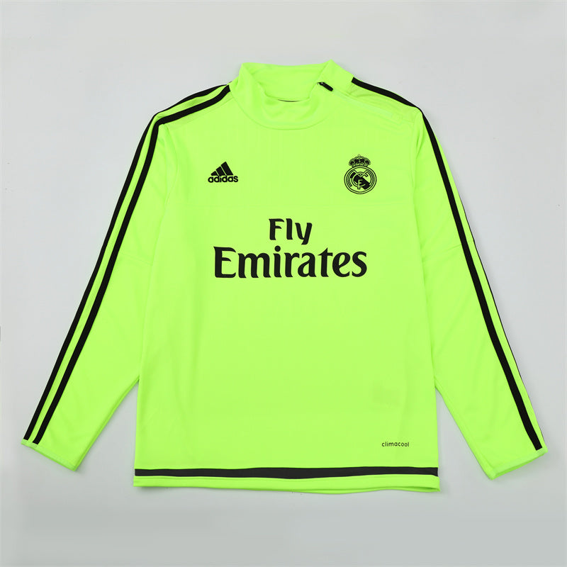 Maillot d'entraînement rétro à manches longues Real Madrid 15/16